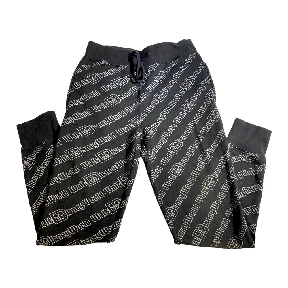 Disney Parks black Logo sweat pants size medium